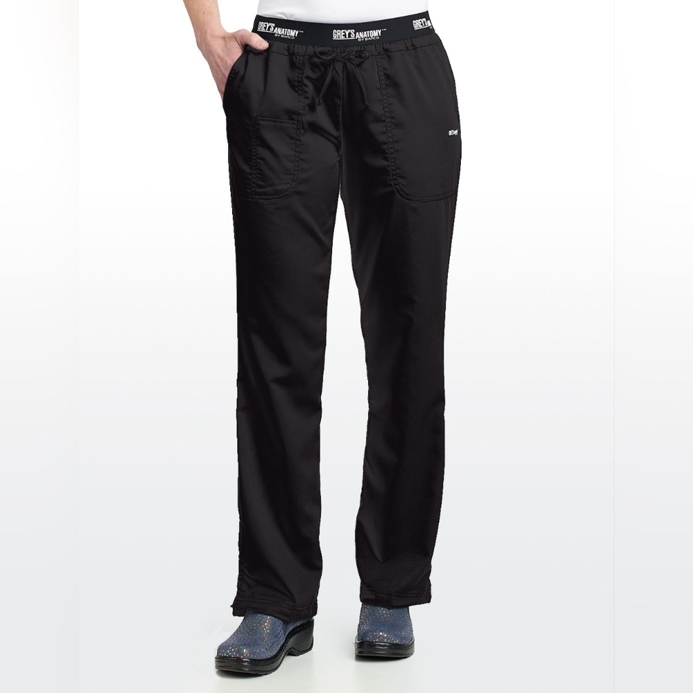 Grey's Anatomy Active By Barco Black Scub Pants In 4XL